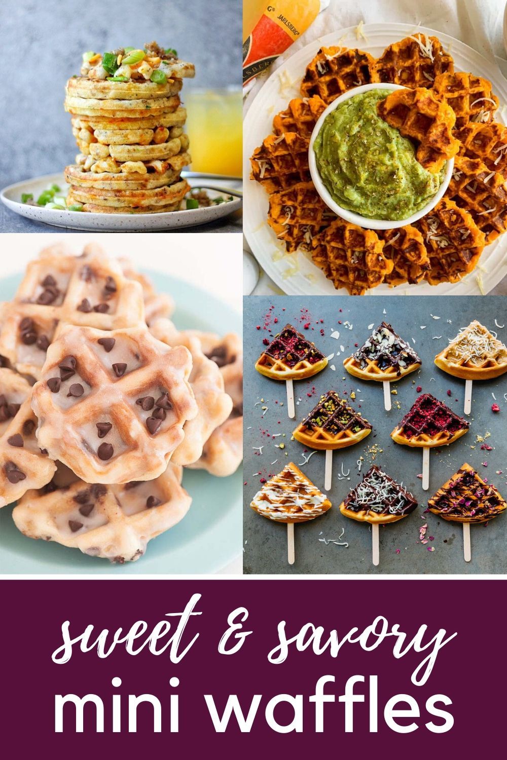 Easy Mini Waffle Maker Recipes： Sweet and Savory Ideas