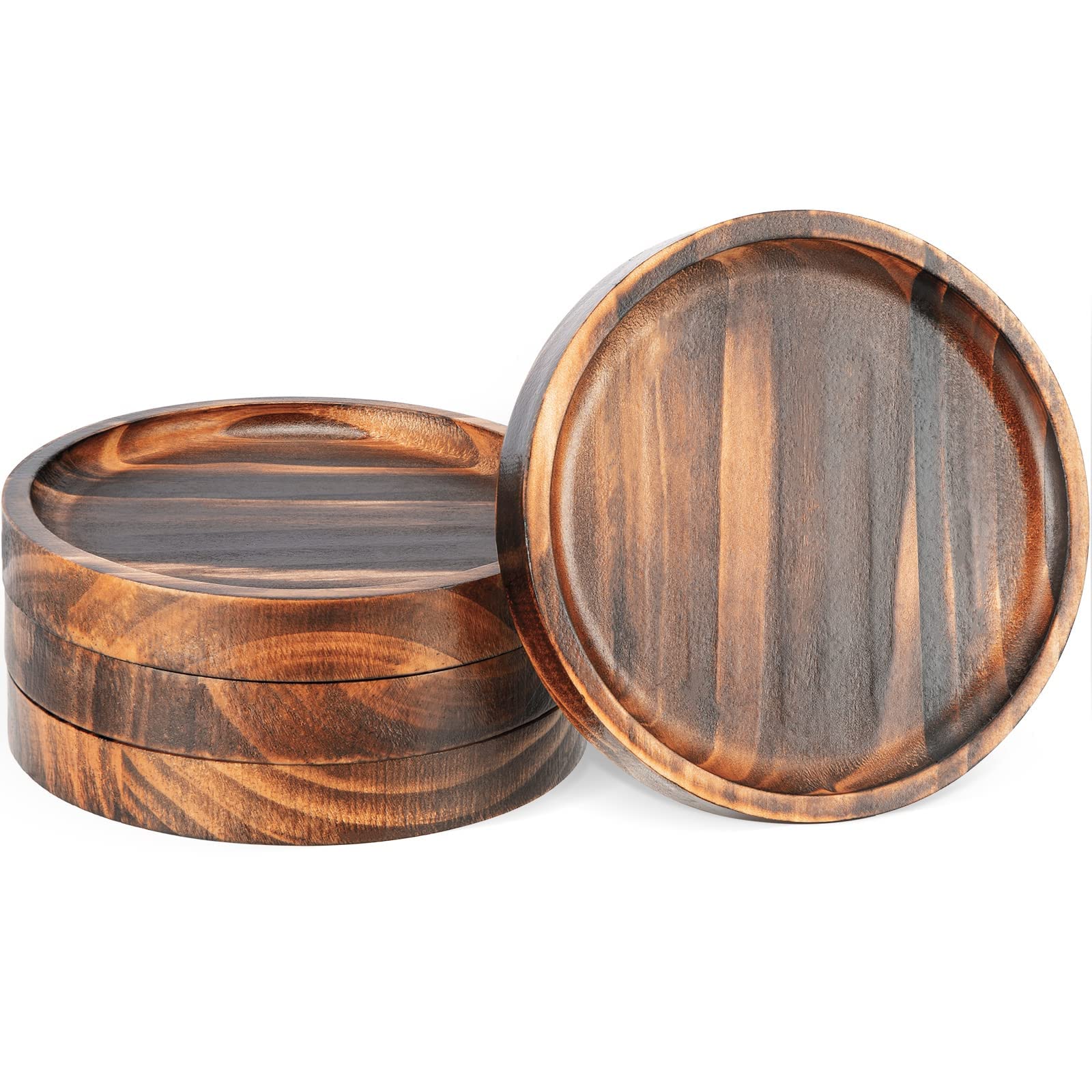 Natural Wooden Drink Coasters – Protect Your Table with Style and Durability