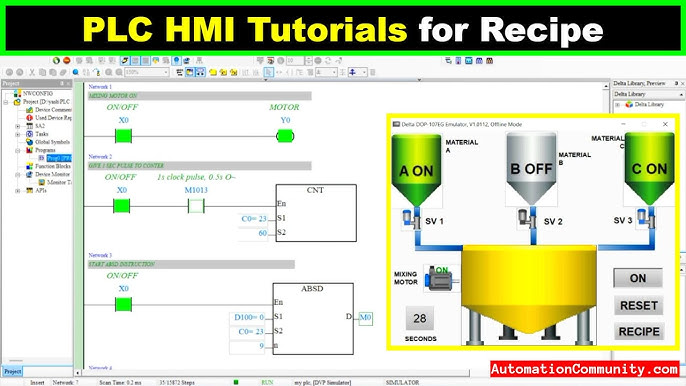 HMI Recipe Save Icon： Simplify Process Control and Reuse