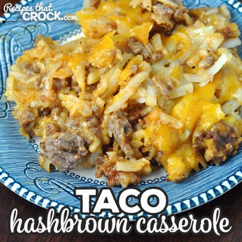 Cheesy Hash Brown Taco Dinner in the Crock-Pot： A Comfort Food Favorite