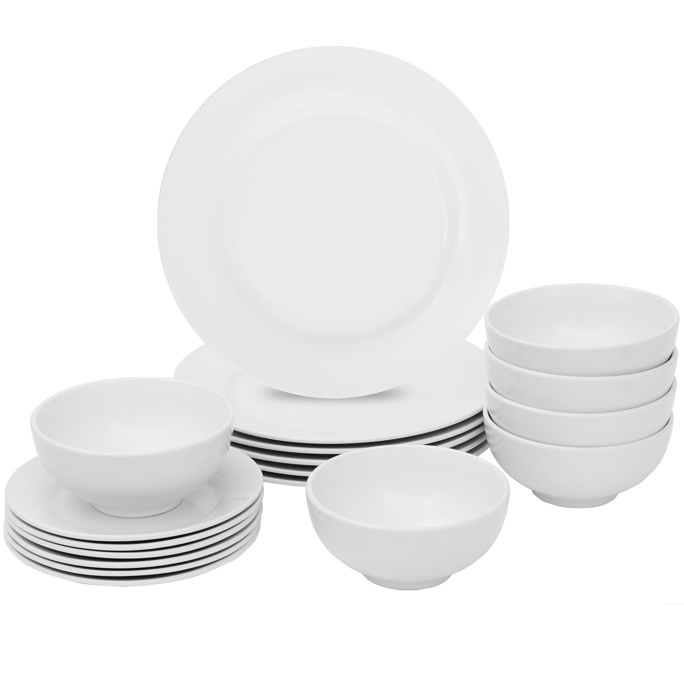 Elegant 18-Piece Dinner Set for 6 - Perfect for Family Dining