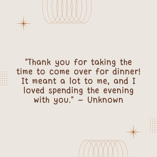 Sample Thank You Note For Dinner Party: 40+ Options to Show Gratitude