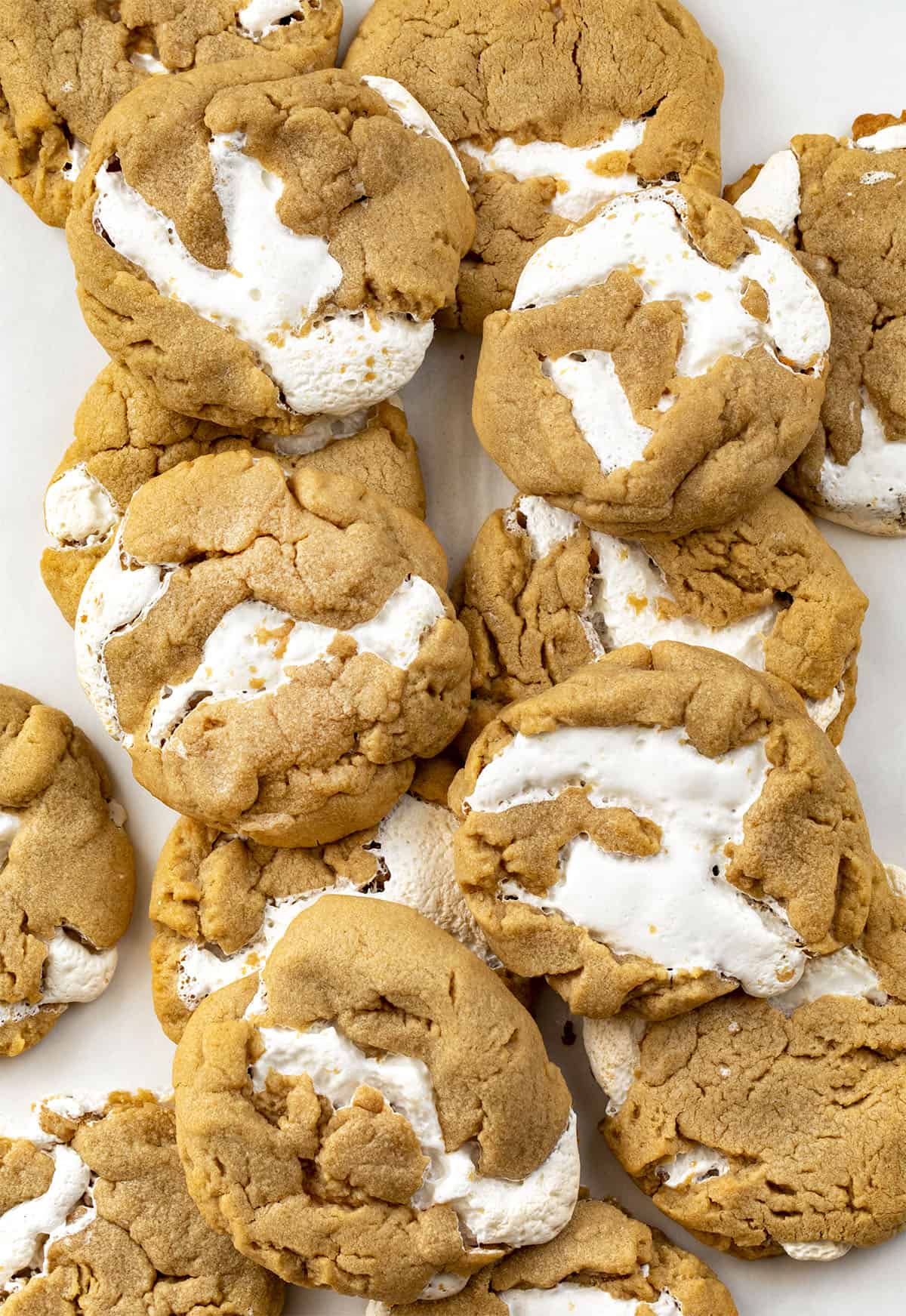 Easy Fluffernutter Cookies: Perfect Blend of Peanut Butter and Marshmallow Crème