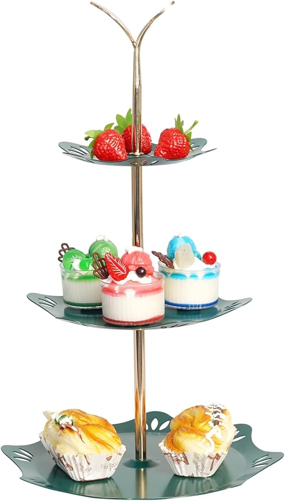 Elegant 3-Tier Dessert Stand for Weddings and Parties