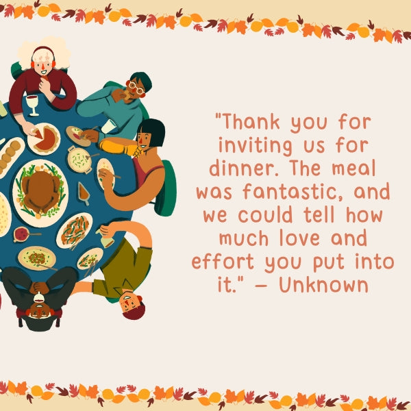 Sample Thank You Note For Dinner Party: 40+ Options to Show Gratitude