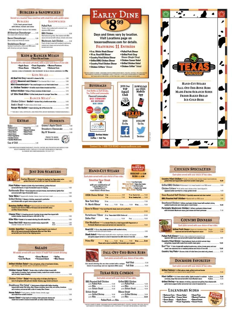 Complete Outback Dinner Menu with Prices PDF – View and Download Now