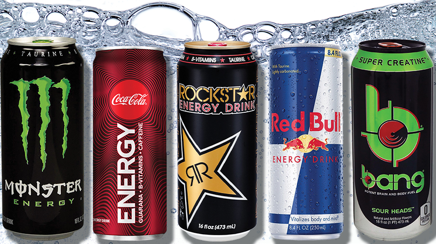 branded energy drinks