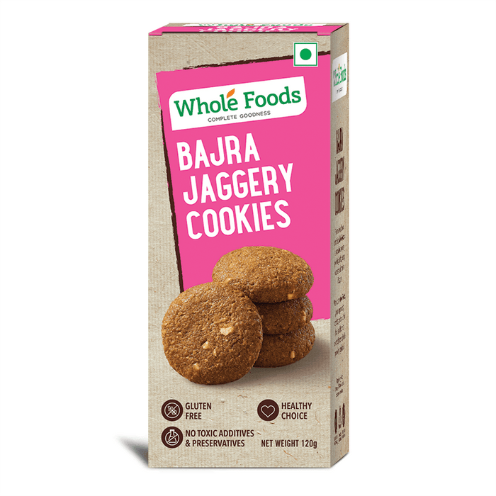 Shop Haldirams Gluten-Free Bajra Jaggery Cookies 120g - Delicious & Nutritious