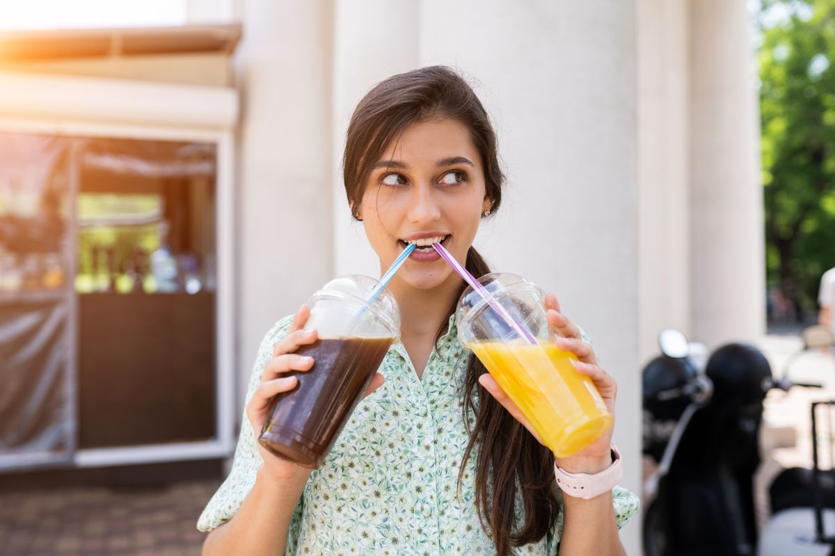 can you drink juice after going to the dentist