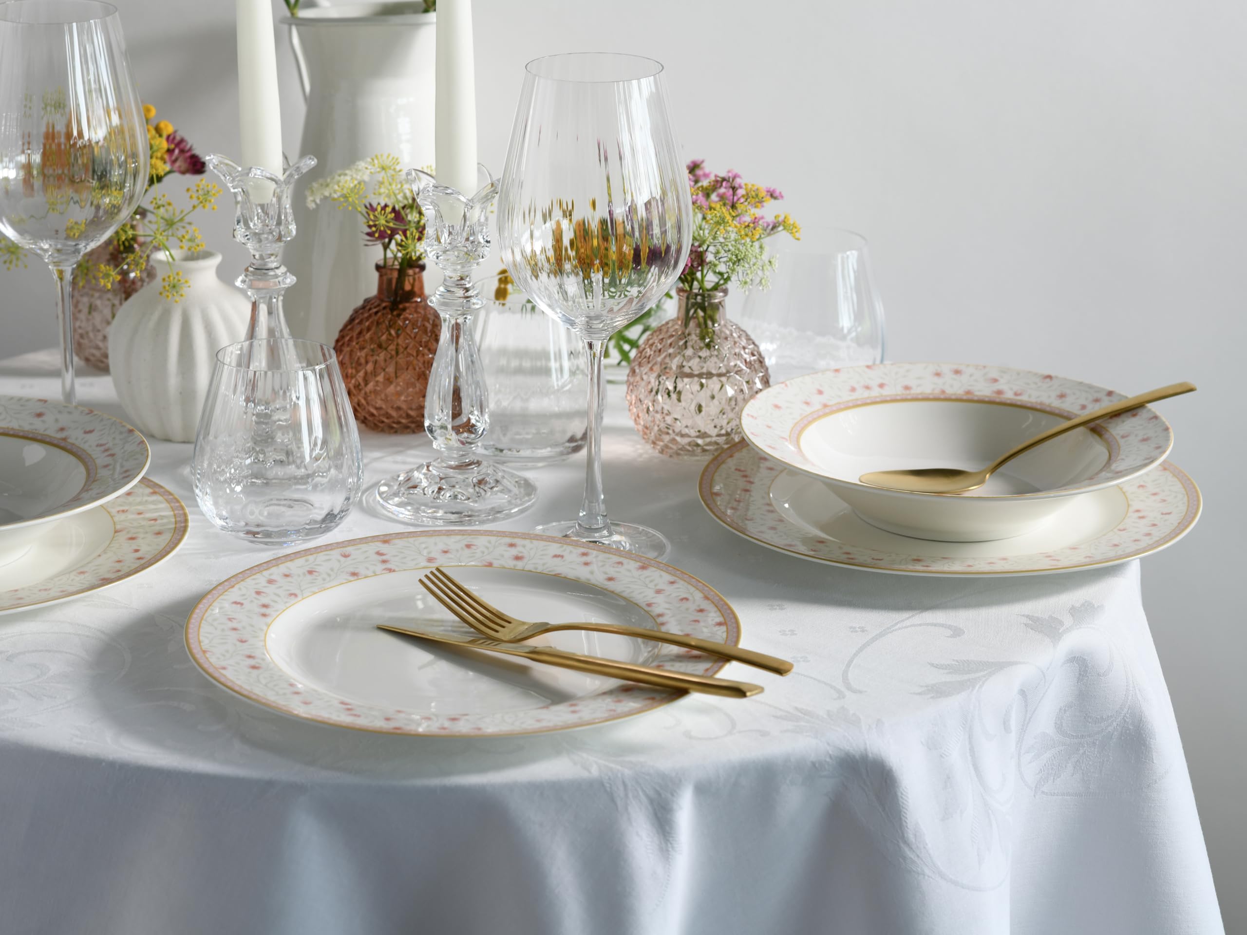 12 Setting Dinner Set for Elegant Dining – Complete Dinnerware Collection