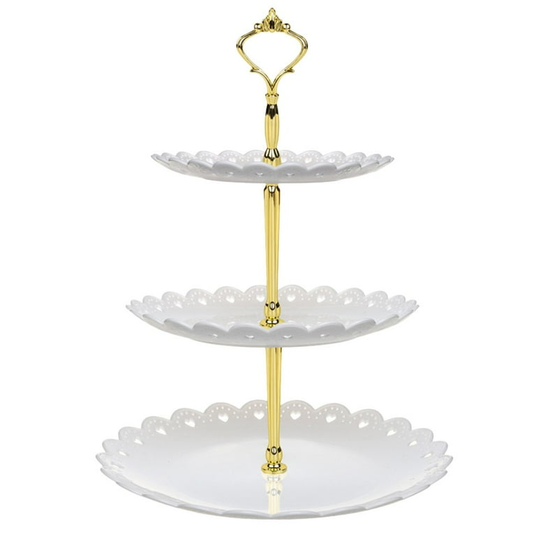 Elegant 3-Tier Dessert Stand for Weddings and Parties