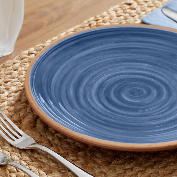 blue dinner plates