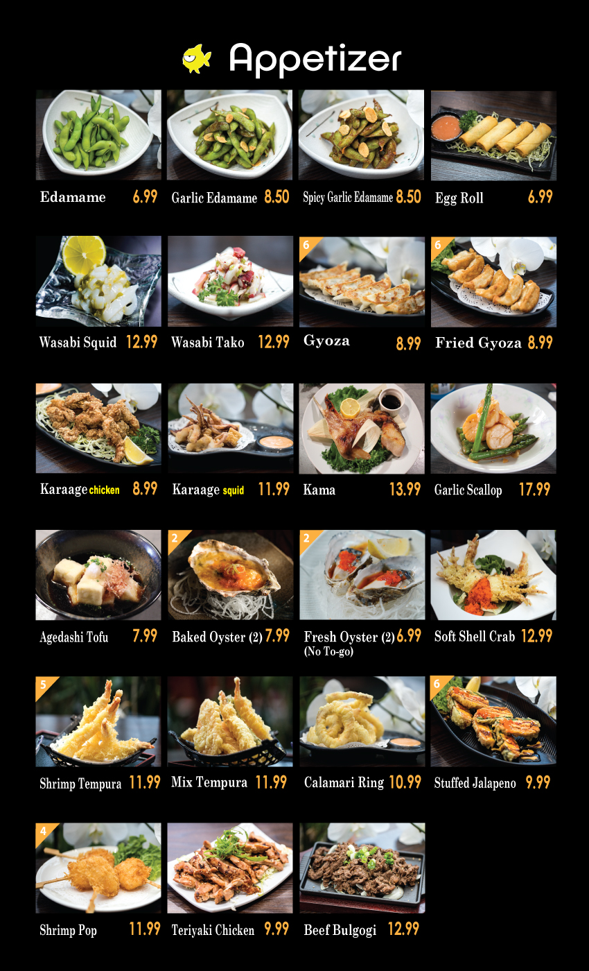 Delicious Sushi Appetizers Menu: Perfect Starters Before Sushi Delights