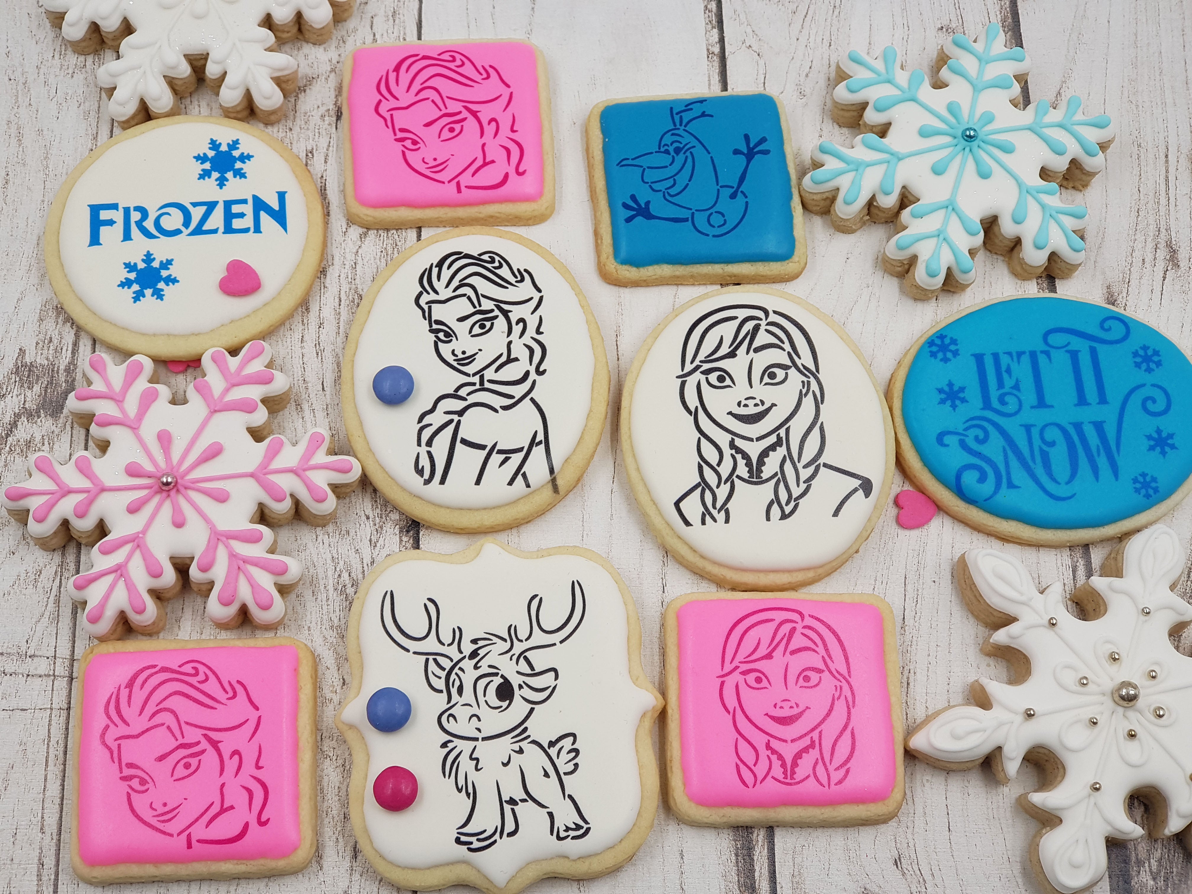 Reusable Cookie Stencils for Royal Icing, Airbrush & PYO Cookies