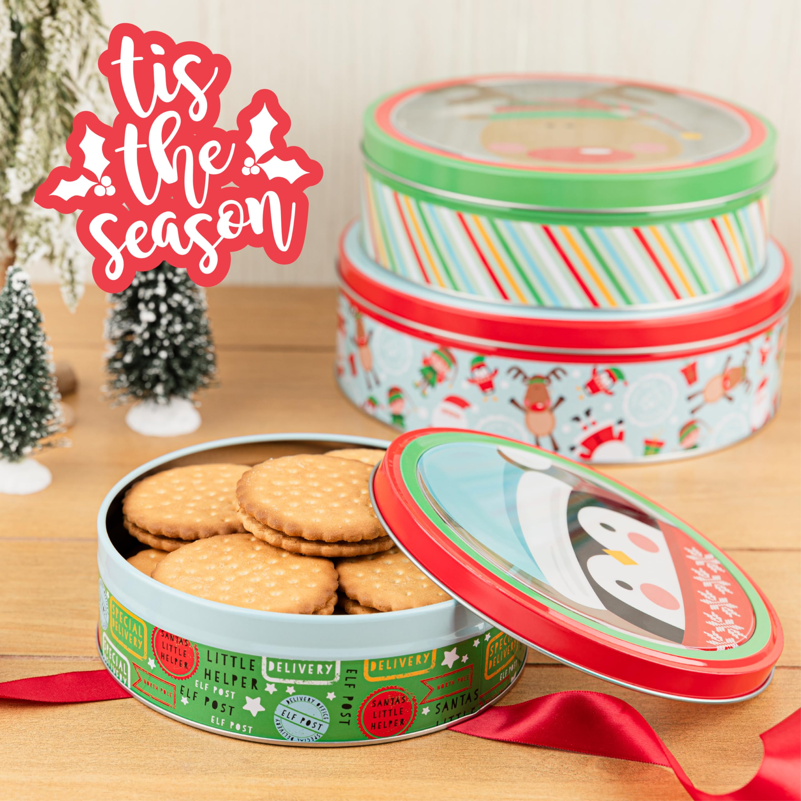 Christmas Cookie Tins - Decorative Storage Options for Seasonal Cookies