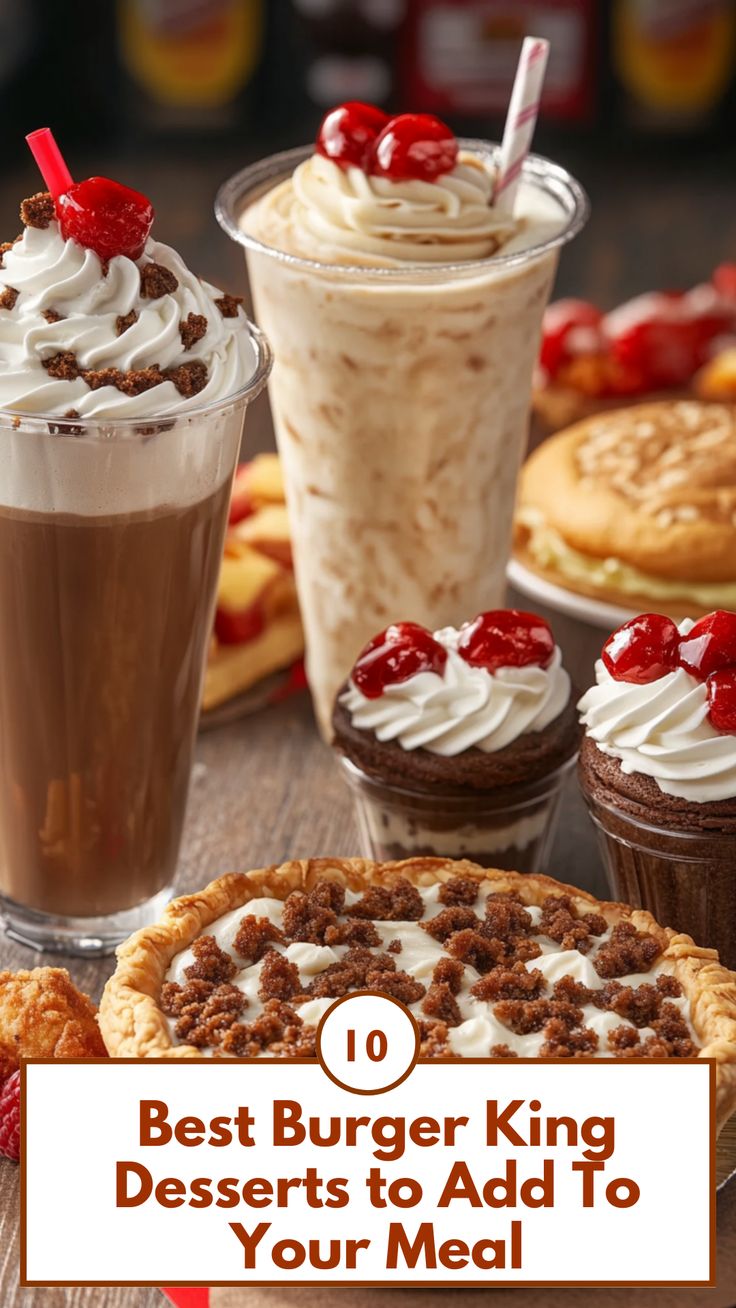 Burger King Dessert Menu 2024: Top Desserts to Satisfy Your Sweet Tooth