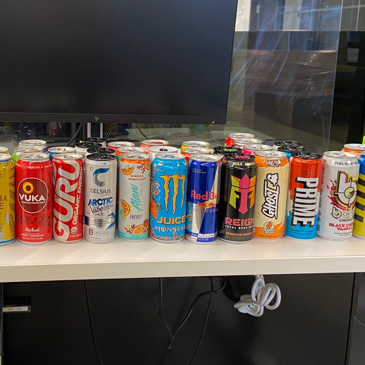 branded energy drinks