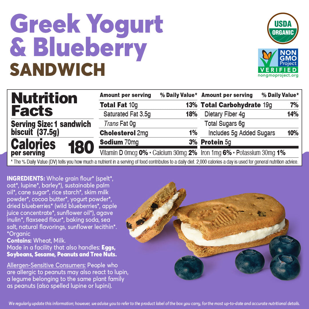 Get the Facts: Greek Yogurt Biscuits Nutrition Information