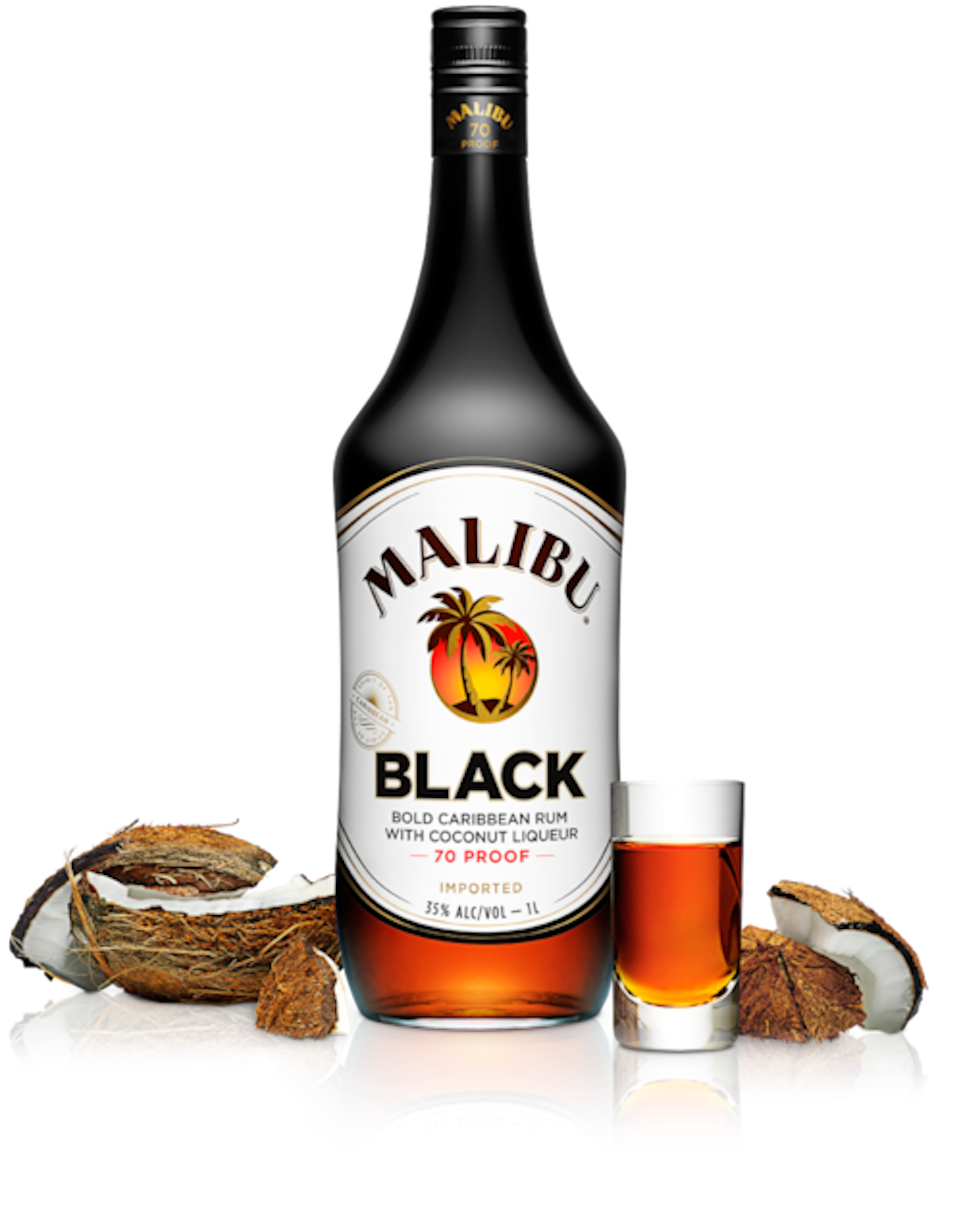 Get to Know Malibu Black Drink Stronger Coconut Rum Flavor