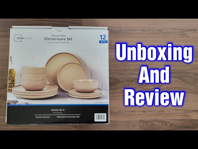 Unboxing a Dinner Set of 12: Is It Worth It?