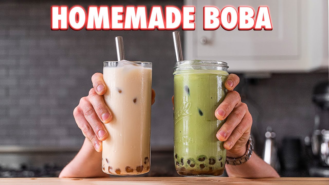 Make Drinks with Tapioca Pearls at Home Easy DIY Bubble Tea