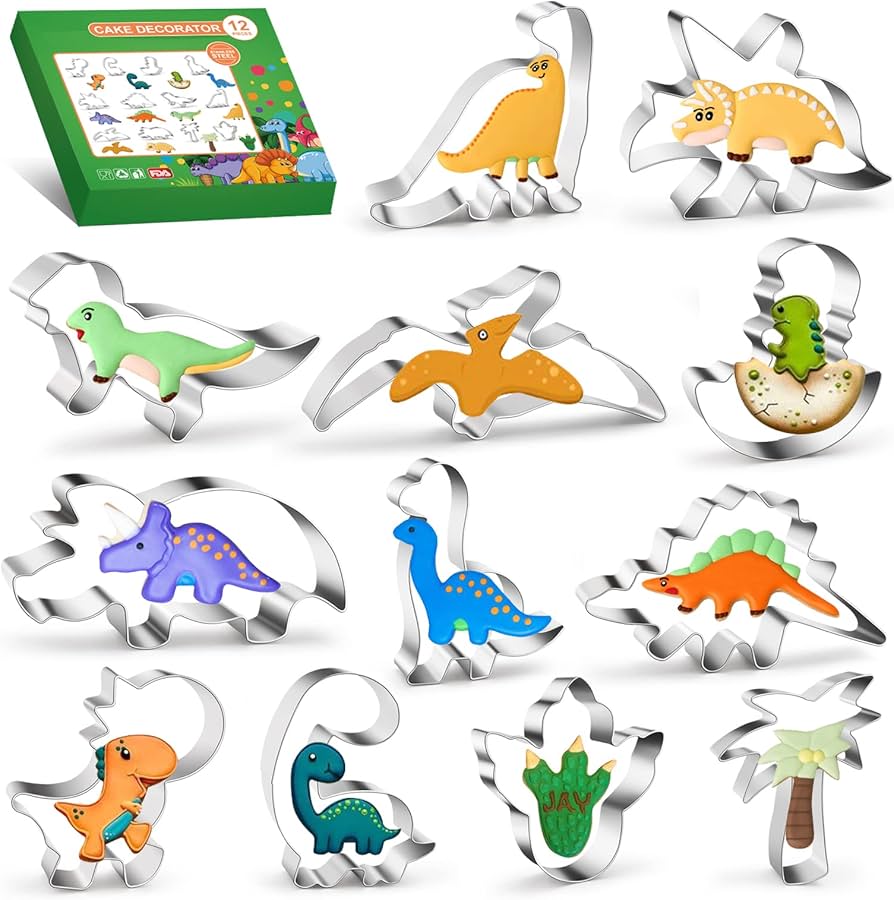 Dinosaur Cookie Cutters: Fun Shapes for Kids Baking