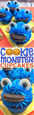 Make Cookie Monster Cupcakes at Home, Perfect Party Treat