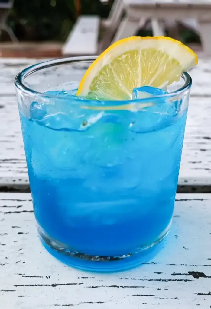 Walk Me Down Drink: Blue Curacao and Multi-Liquor Delight