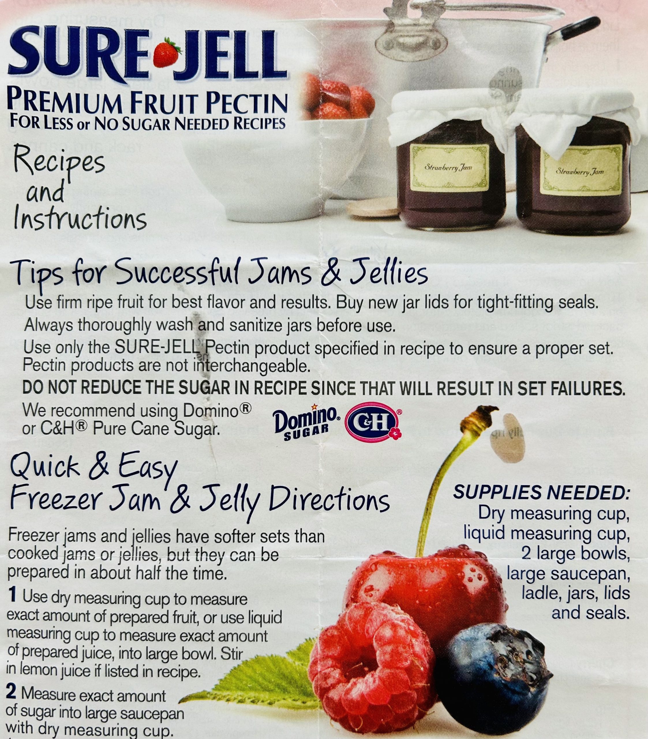 Yummy Sure Jell Low Sugar Recipes: Guilt-Free Desserts