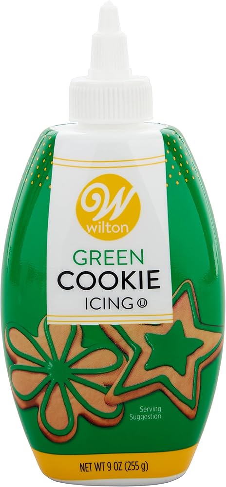 Best Price for Wilton 9 oz Green Quick-Setting Cookie Icing: Decorate Cookies Like a Pro