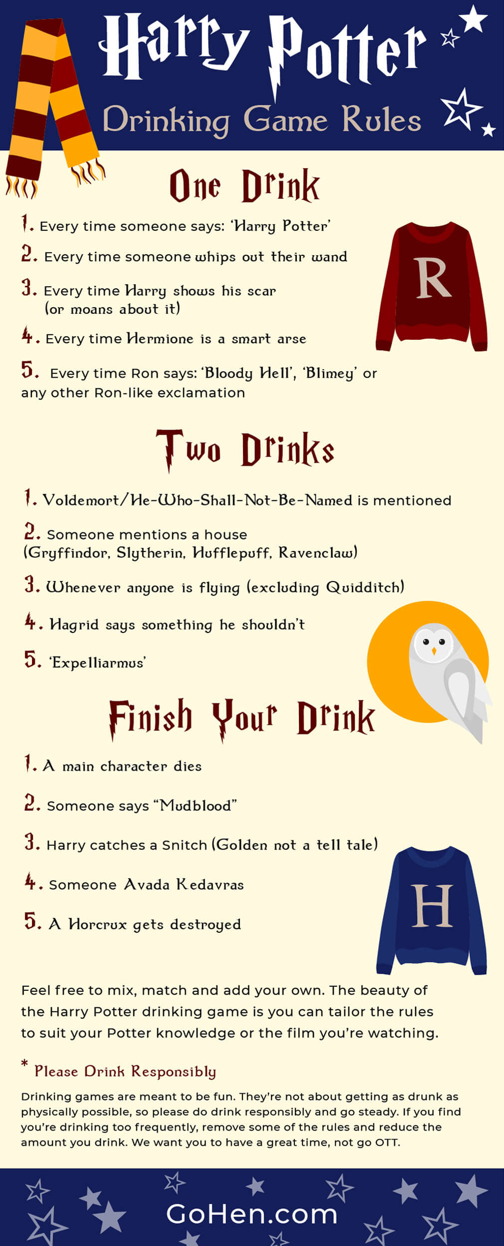 Drinking Games for Harry Potter Movie Marathon: Get Tipsy!