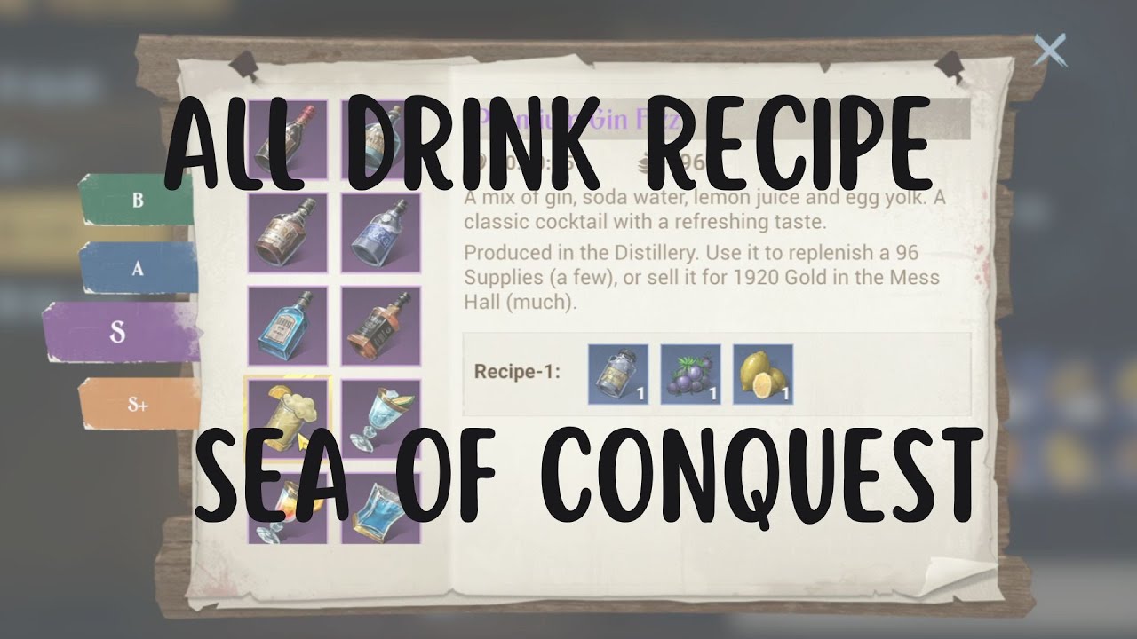 Unlock Sea of Conquest Distillery Recipes Today