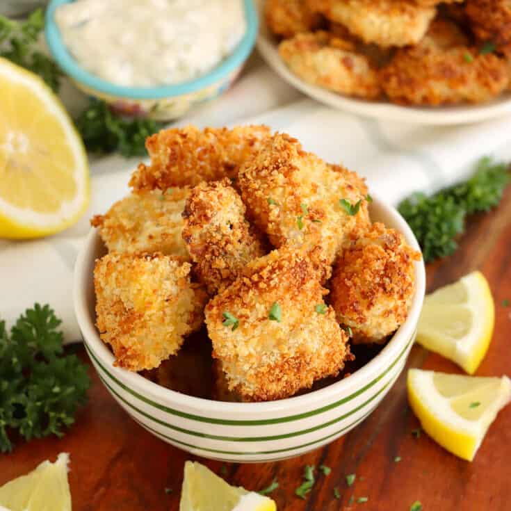 Delicious Air Fryer Catfish Nuggets:  Kids Will Love Them!