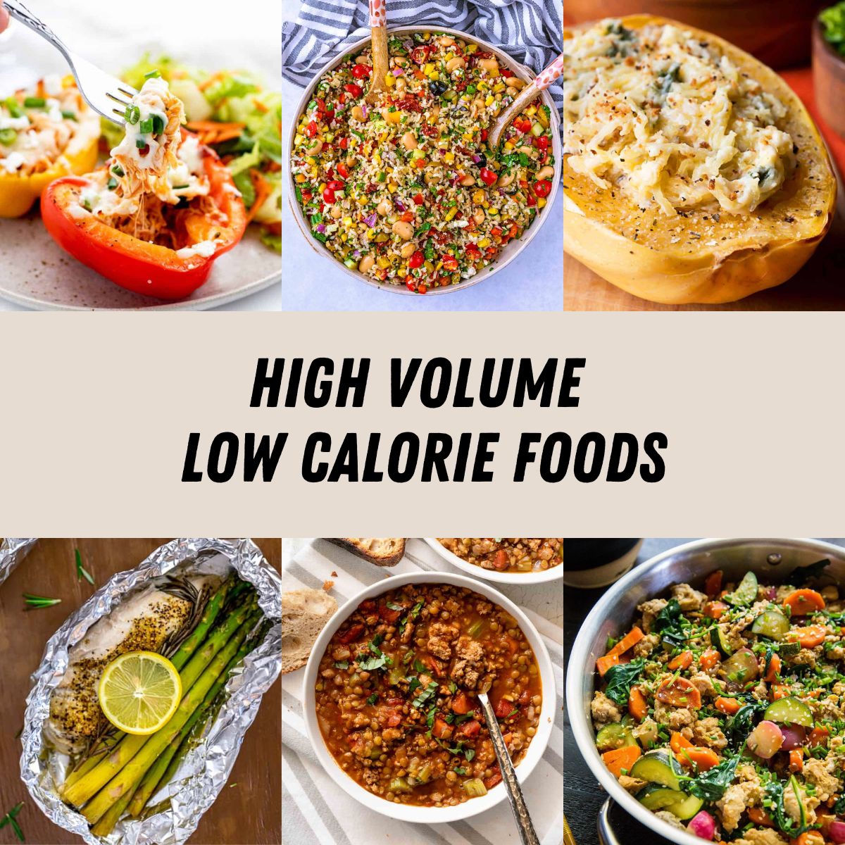 Best High Volume Low Calorie Recipes for Weight Loss