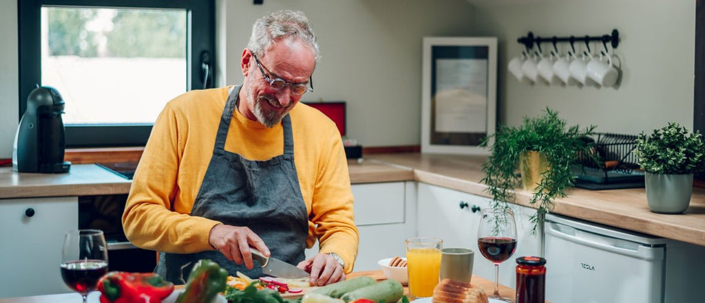 A Cook is Preparing Dinner for a Local Retirement Residence Tips for Making Food Senior-Friendly