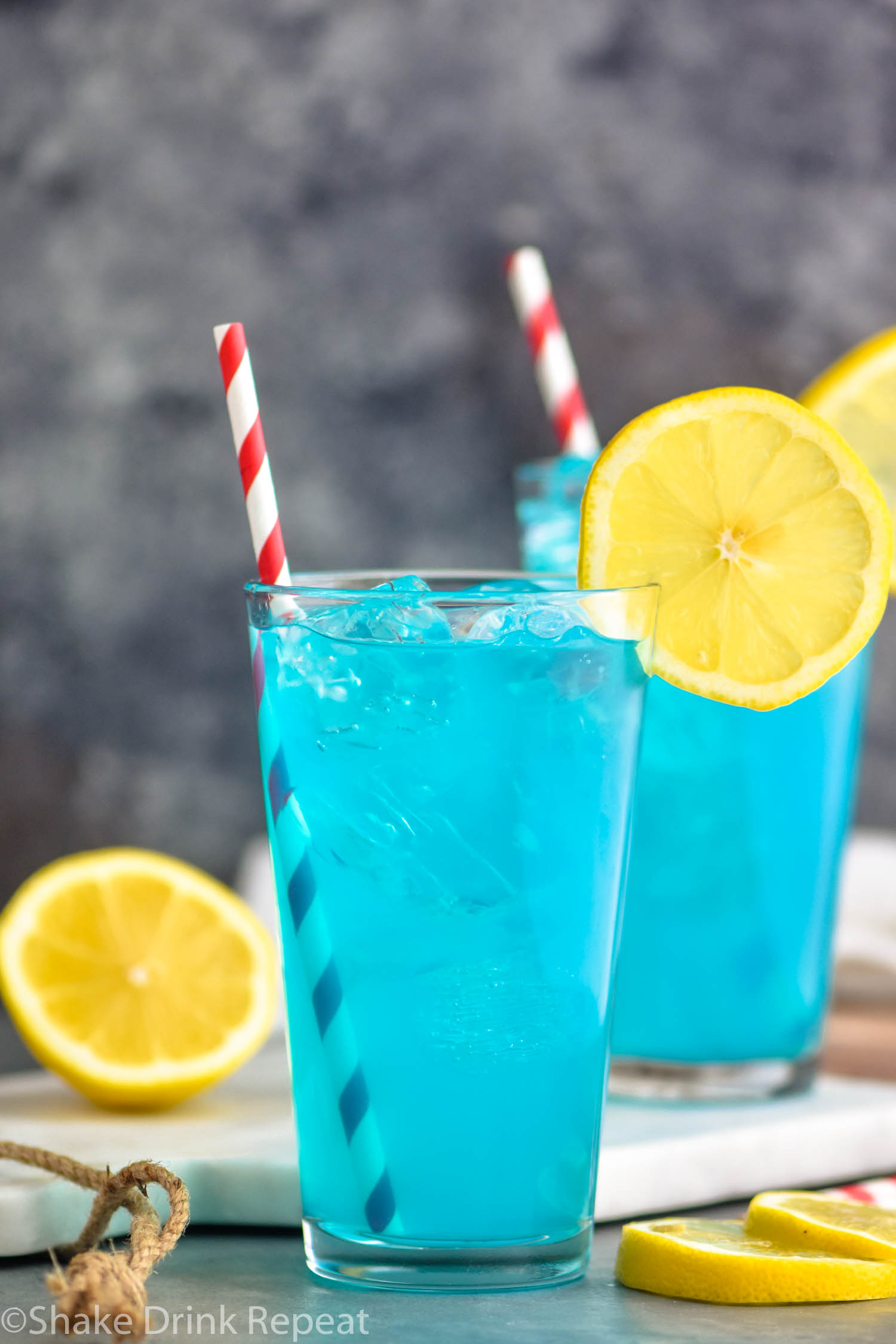 Walk Me Down Drink: Blue Curacao and Multi-Liquor Delight