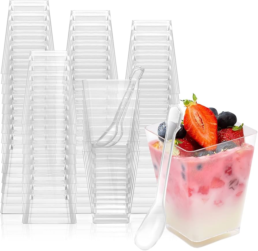 Dessert cups plastic: Why they are the perfect choice for your sweet treats