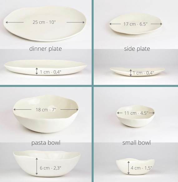 Whats the size of a dinner plate? Heres a quick guide for your tableware!