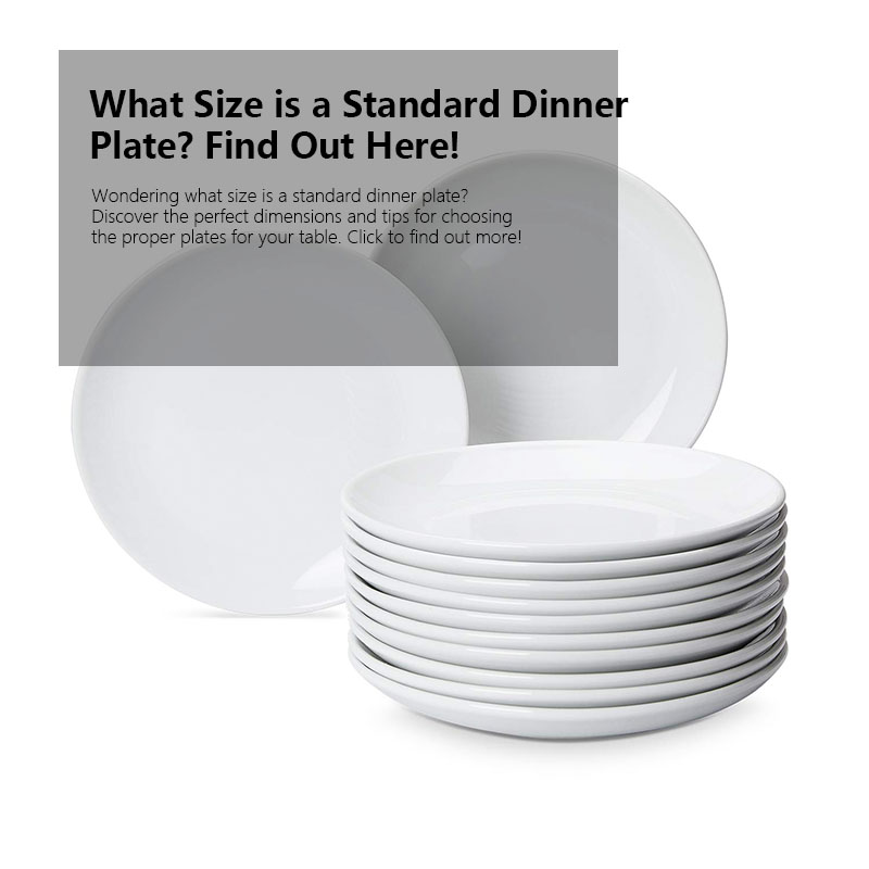 Whats the size of a dinner plate? Heres a quick guide for your tableware!