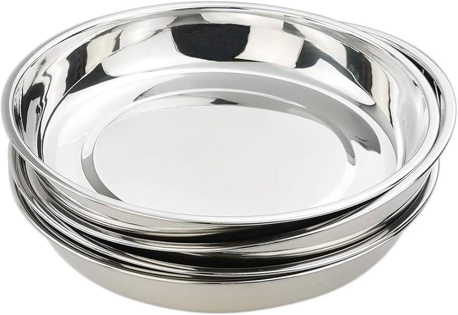 Stainless steel dinner plates: How much do they cost? Find affordable options in this article!