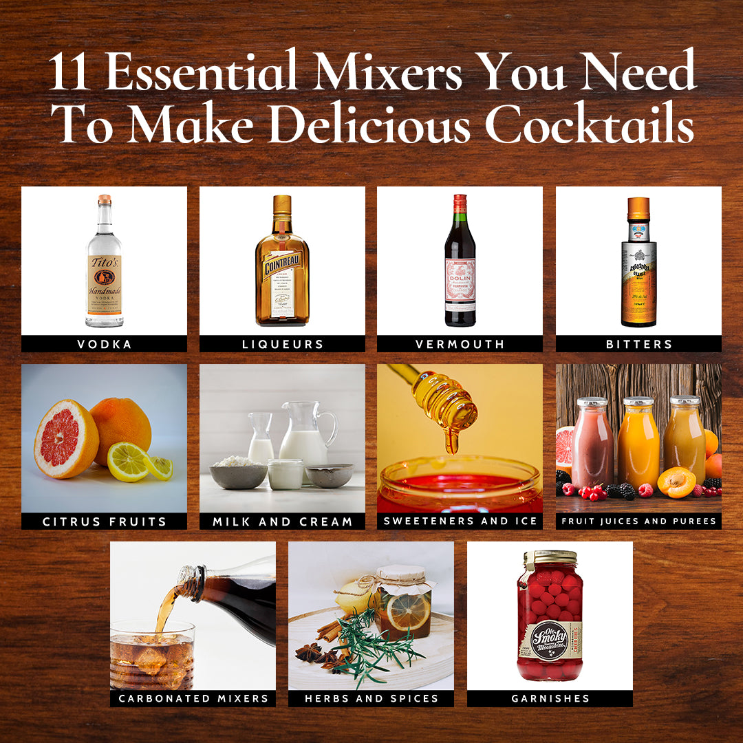 Sparkling Drink Mixers: How to Choose the Right Mixer for Your Favorite Spirits and Cocktails.