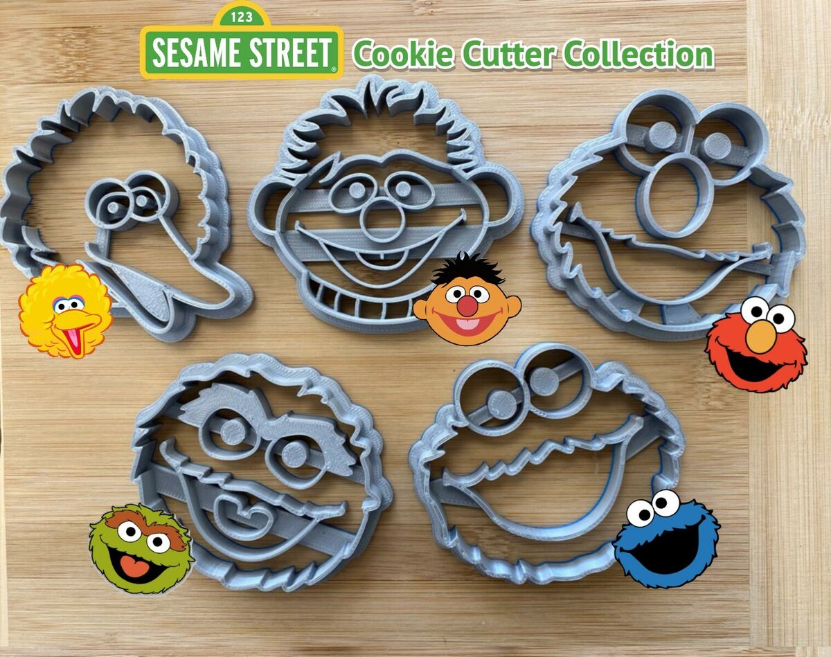 Need a Sesame Street Set of 5 Cookie Cutter? Easy Baking with Your Favorite Characters!