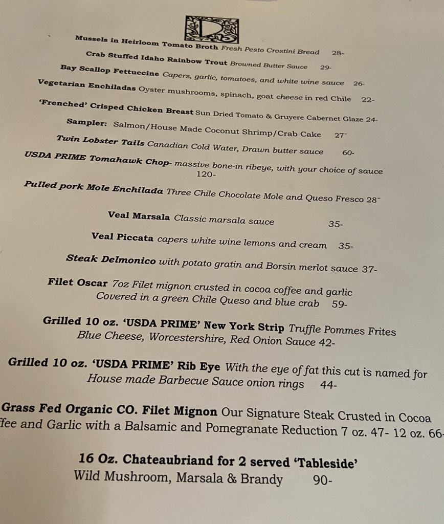 Top Dinner for Two Restaurant in Santa Fe Menu: You Need to Know!