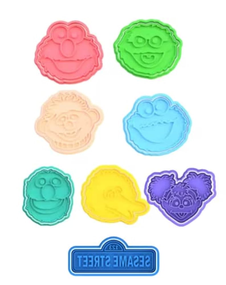 Need a Sesame Street Set of 5 Cookie Cutter? Easy Baking with Your Favorite Characters!